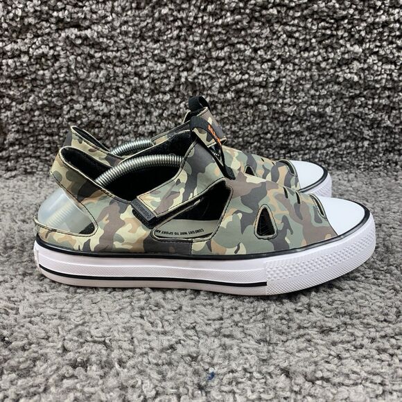 Converse Camo Junior Girls Superplay Sandal Size 6 Lightweight Summer Casual - Picture 3 of 8
